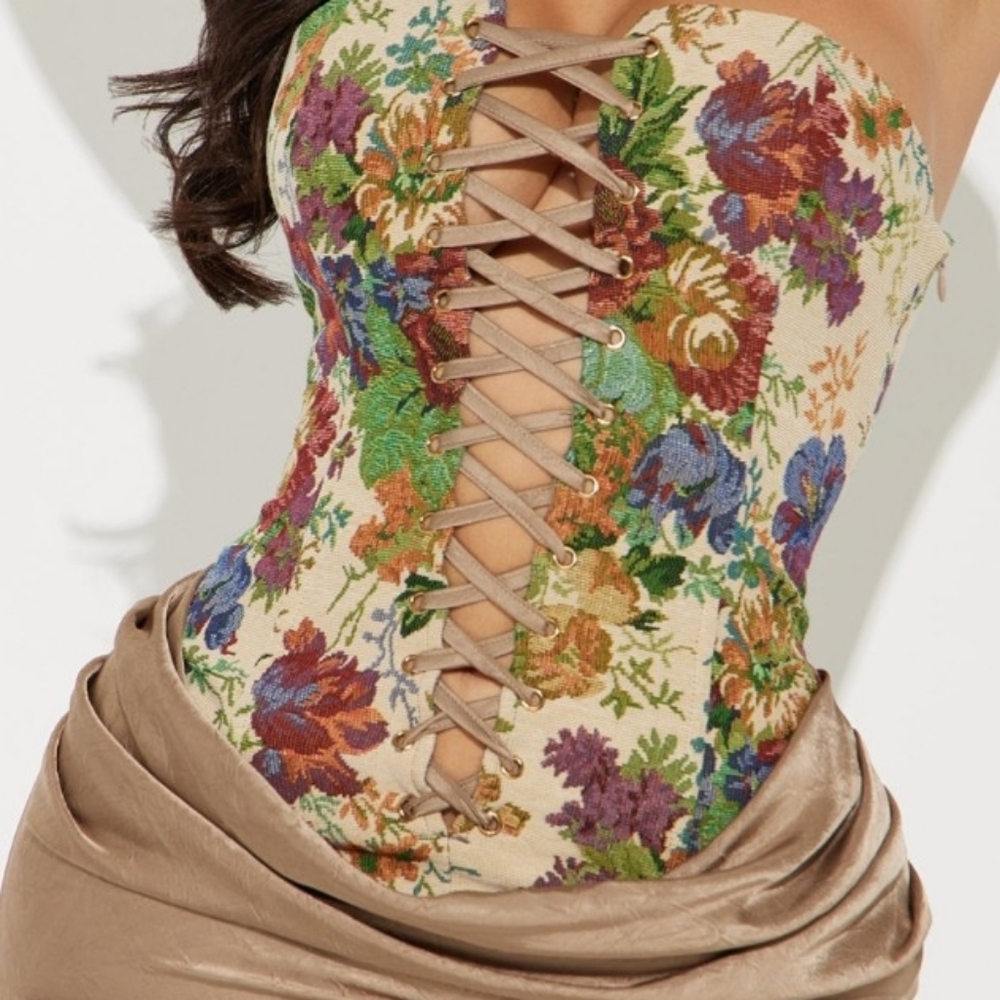 Fashion Nova Multicolor Floral Maxi Dress - Picture 4 of 4
